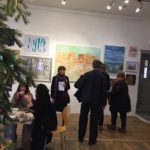 Photograph of British artist Hilary Barry's work on diplay at The Cut Gallery, Halesworth (Dec 2017).